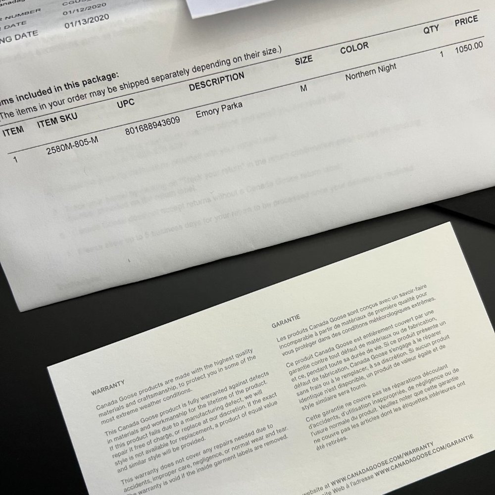 Canada Goose Men's Emory Down Parka With Fur-Trim Hood In Northern Night - Picture 13 of 14